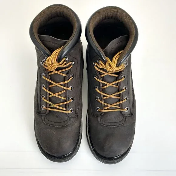 Work n Sport 6” Work Boots Mens Sz 11EE Brown Leather Soft Toe Thorogood Soles - Picture 4 of 9